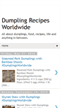 Mobile Screenshot of dumpling-recipes-worldwide.blogspot.com