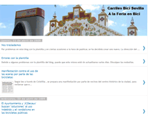 Tablet Screenshot of carrilesbicisevilla.blogspot.com