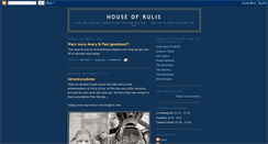 Desktop Screenshot of houseofrulis.blogspot.com