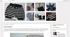 Desktop Screenshot of musses-hverdag.blogspot.com