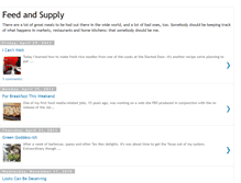 Tablet Screenshot of feedandsupply.blogspot.com