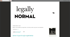 Desktop Screenshot of legallynormal.blogspot.com