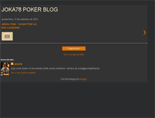 Tablet Screenshot of joka78pokerblog.blogspot.com