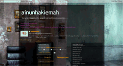 Desktop Screenshot of ainunhakiemah.blogspot.com