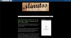 Desktop Screenshot of minutos-musicales.blogspot.com