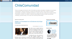 Desktop Screenshot of chilecomunidad.blogspot.com