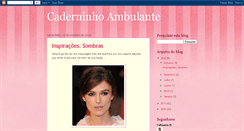 Desktop Screenshot of caderninhoambulante.blogspot.com