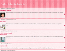 Tablet Screenshot of caderninhoambulante.blogspot.com