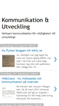 Mobile Screenshot of kommunikationutveckling.blogspot.com