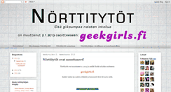 Desktop Screenshot of geekgirlsfinland.blogspot.com