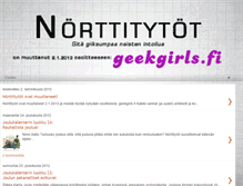 Tablet Screenshot of geekgirlsfinland.blogspot.com