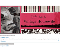 Tablet Screenshot of lifeasavintagehousewife.blogspot.com