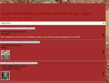 Tablet Screenshot of gfapovoadesaomiguel.blogspot.com