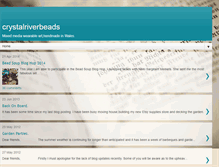 Tablet Screenshot of crystalriverbeads.blogspot.com