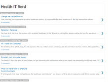 Tablet Screenshot of healthitnerd.blogspot.com