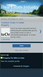Mobile Screenshot of investmentinindianproperty.blogspot.com