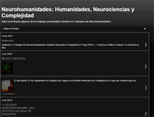 Tablet Screenshot of neurohumanities.blogspot.com