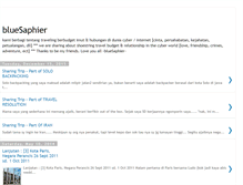 Tablet Screenshot of bluesaphier.blogspot.com
