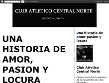 Tablet Screenshot of clubatleticocentralnorte.blogspot.com