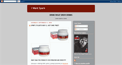 Desktop Screenshot of iwantspark.blogspot.com