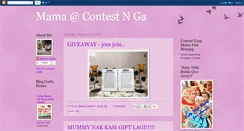 Desktop Screenshot of mamaaminazim.blogspot.com