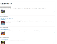 Tablet Screenshot of kissenrausch.blogspot.com