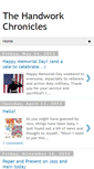 Mobile Screenshot of handworkchronicles.blogspot.com