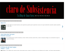 Tablet Screenshot of clarodesubsistencia.blogspot.com
