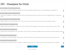 Tablet Screenshot of championsforchrist.blogspot.com