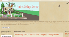 Desktop Screenshot of prairiecottagecorner.blogspot.com