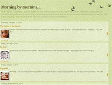 Tablet Screenshot of adlib723-morningbymorning.blogspot.com