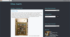 Desktop Screenshot of elisasseite.blogspot.com