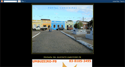 Desktop Screenshot of portalcabaceiras.blogspot.com