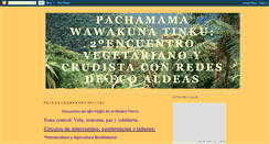 Desktop Screenshot of congresovegetariano2011.blogspot.com