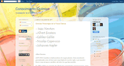 Desktop Screenshot of conocimientoquimico.blogspot.com