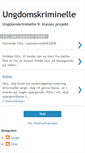 Mobile Screenshot of kriminelle-unge.blogspot.com