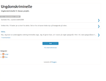Tablet Screenshot of kriminelle-unge.blogspot.com