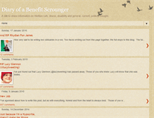 Tablet Screenshot of diaryofabenefitscrounger.blogspot.com