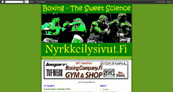 Desktop Screenshot of boxingthesweetscience.blogspot.com