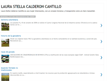 Tablet Screenshot of laurastellacalderon.blogspot.com