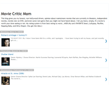 Tablet Screenshot of moviecriticmom.blogspot.com