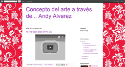 Desktop Screenshot of conceptodelarteandyalvarez.blogspot.com