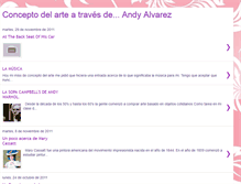 Tablet Screenshot of conceptodelarteandyalvarez.blogspot.com