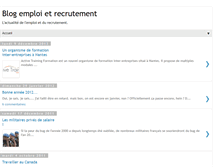 Tablet Screenshot of emploi-recrutement-info.blogspot.com