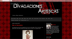 Desktop Screenshot of divagacionesartisticas.blogspot.com