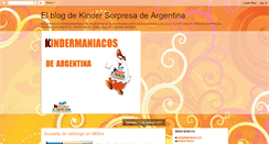 Desktop Screenshot of elblogdekindersorpresa.blogspot.com