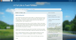 Desktop Screenshot of alifefastforward.blogspot.com