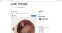 Desktop Screenshot of passion-ceramique.blogspot.com