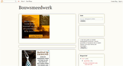 Desktop Screenshot of bouwsmeedwerk.blogspot.com