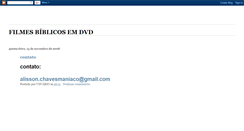 Desktop Screenshot of filmesbiblicos.blogspot.com